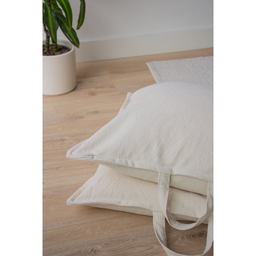 Floor Cushion Pouf - Cream