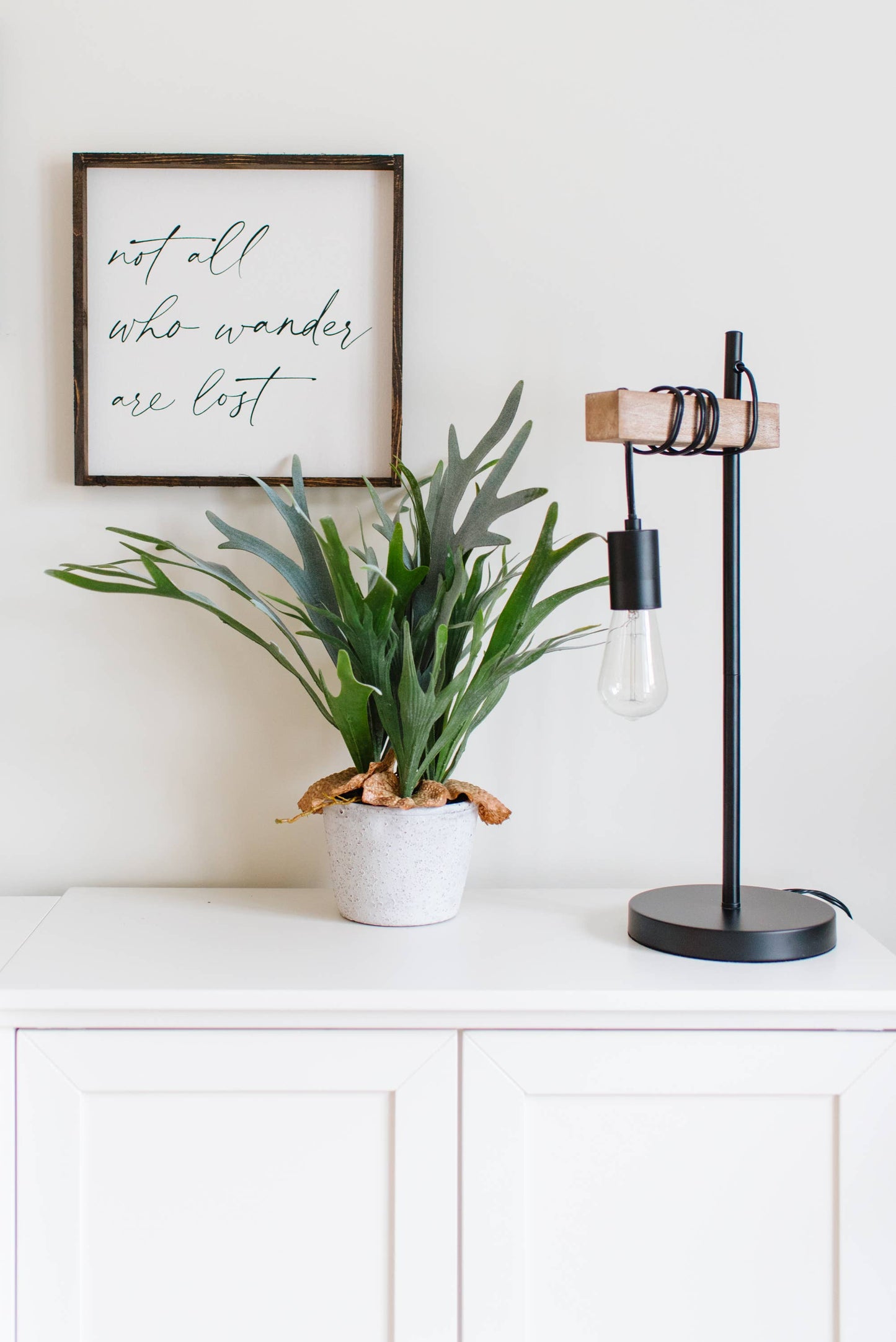 Not all Who Wander are Lost Wood Sign