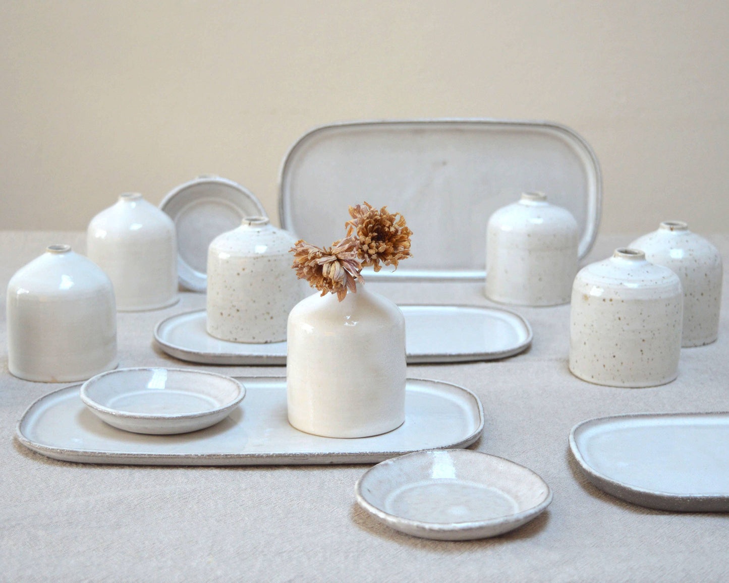 Dotted Ceramic Decorative Vase
