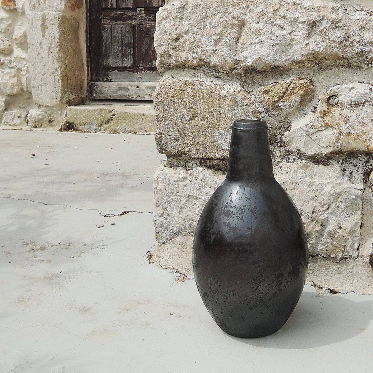 Matt Patina Vase Recycled Glass