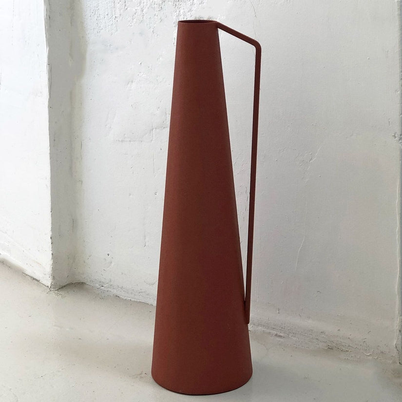 Tapered Terracotta Vase