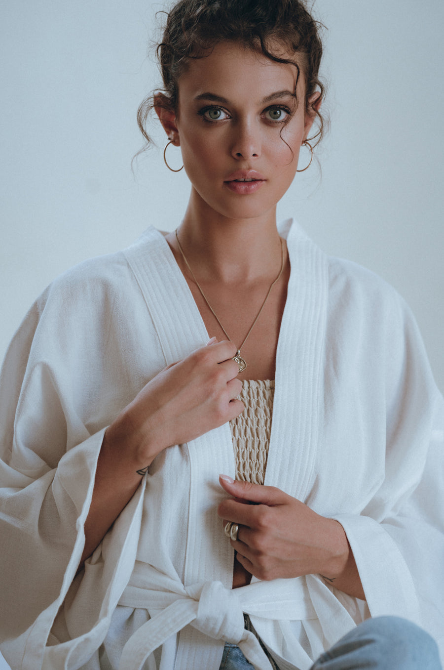 Antibes Linen Kimono