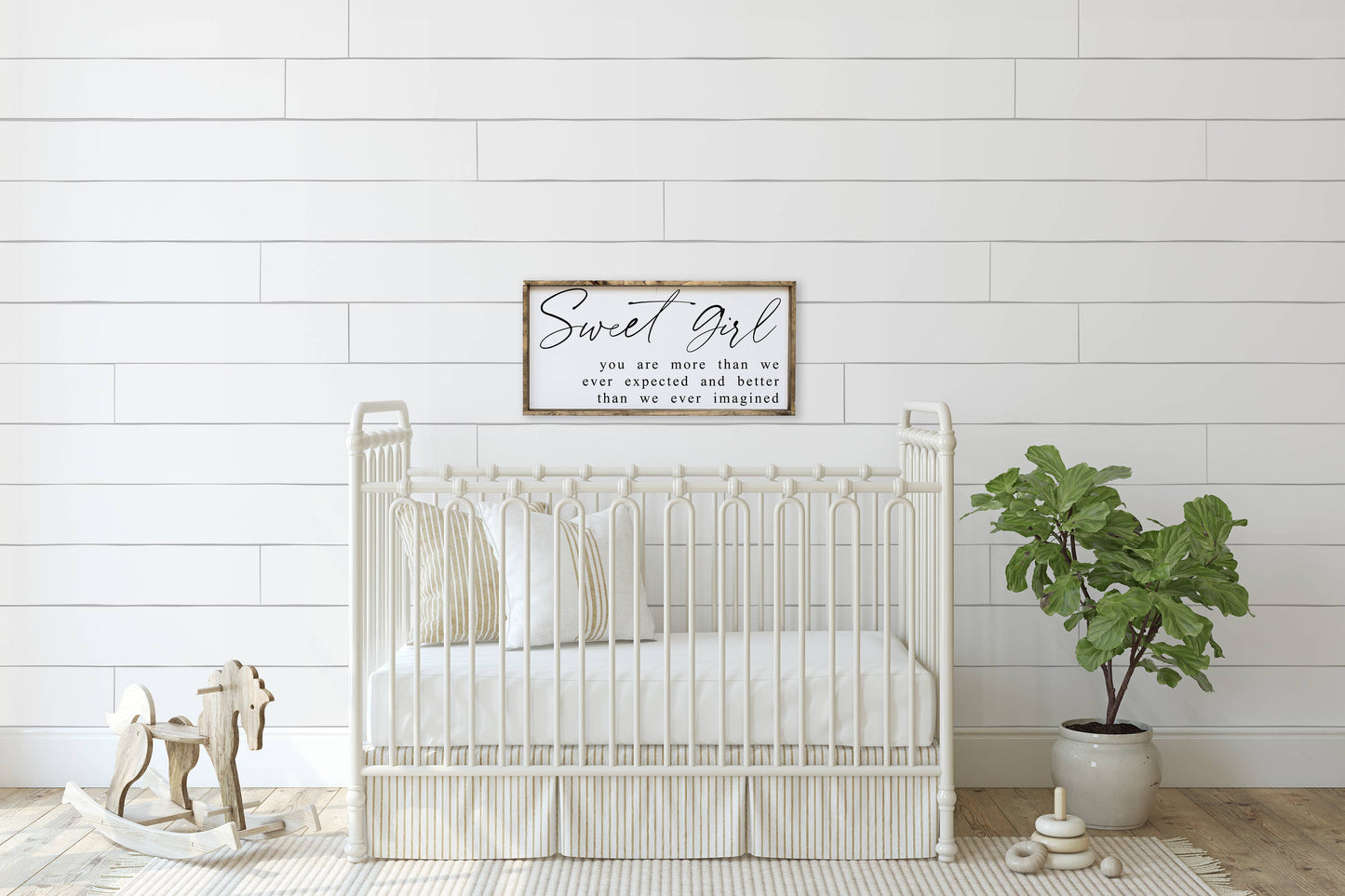 Sweet Girl Wood Sign