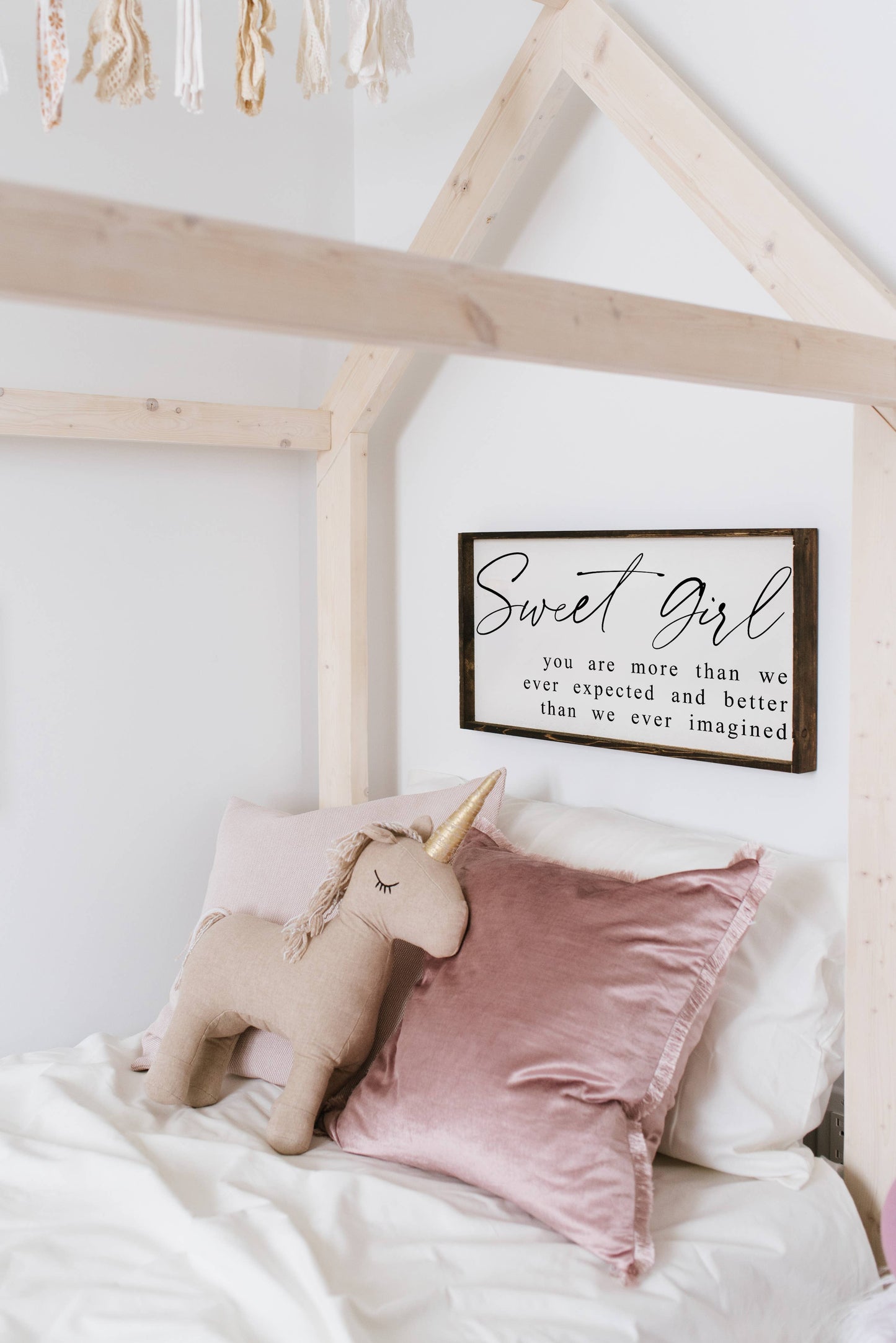 Sweet Girl Wood Sign