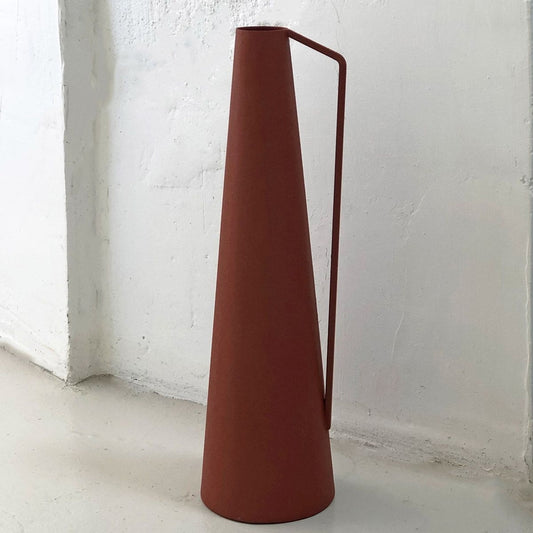 Tapered Terracotta Vase