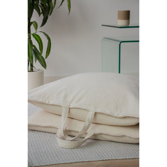 Floor Cushion Pouf - Cream