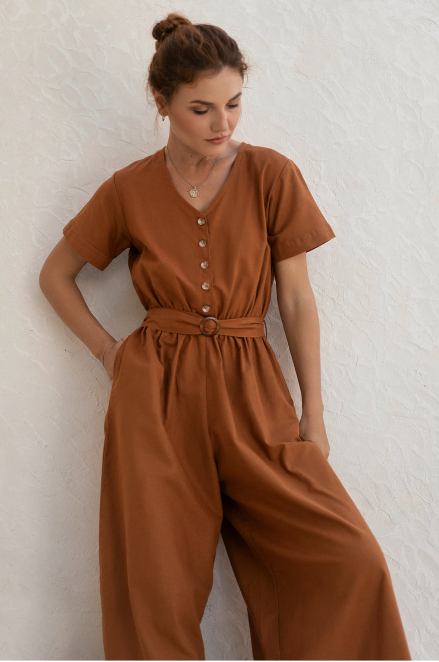 Afragola Linen Jumpsuit