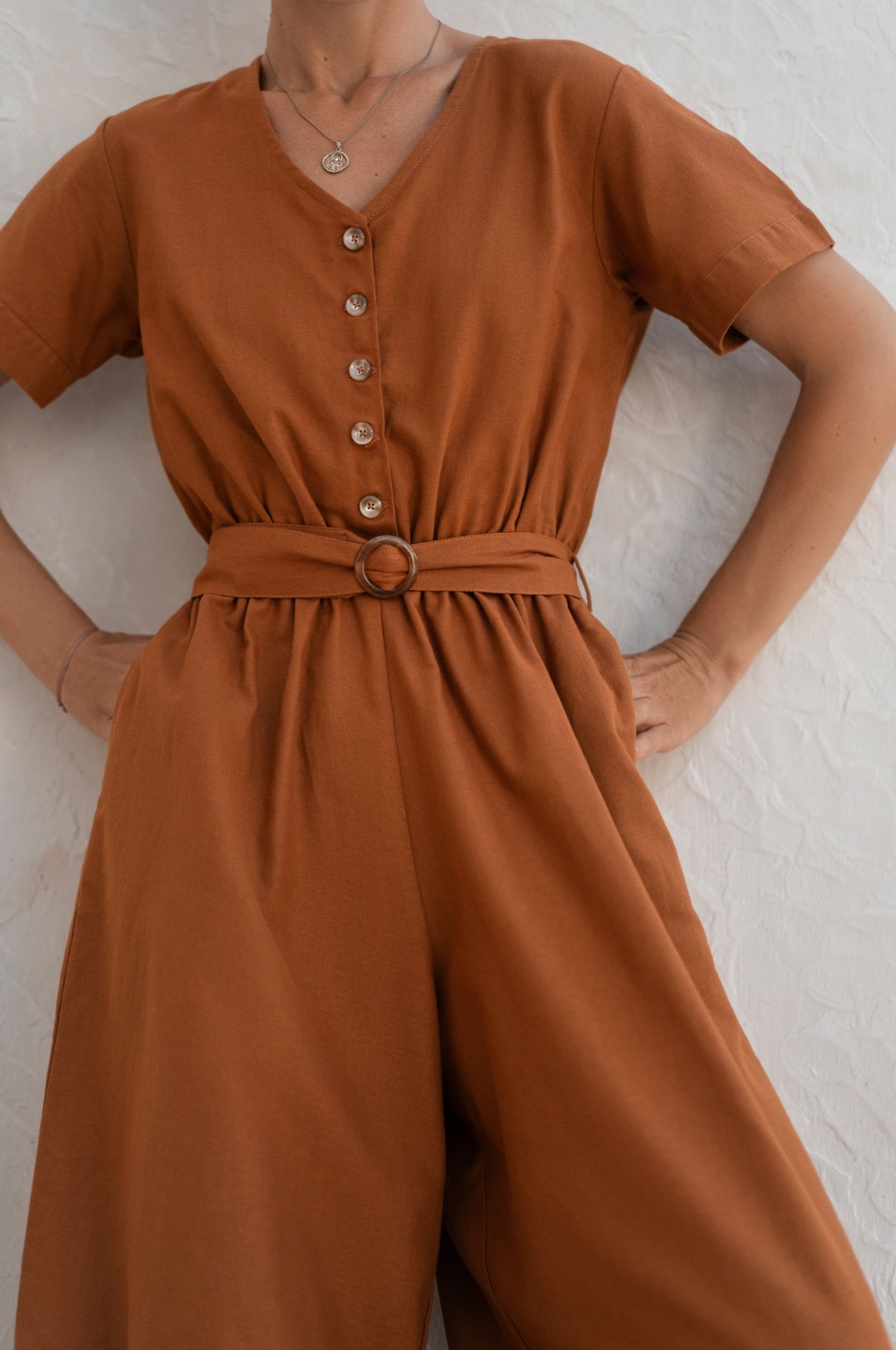 Afragola Linen Jumpsuit