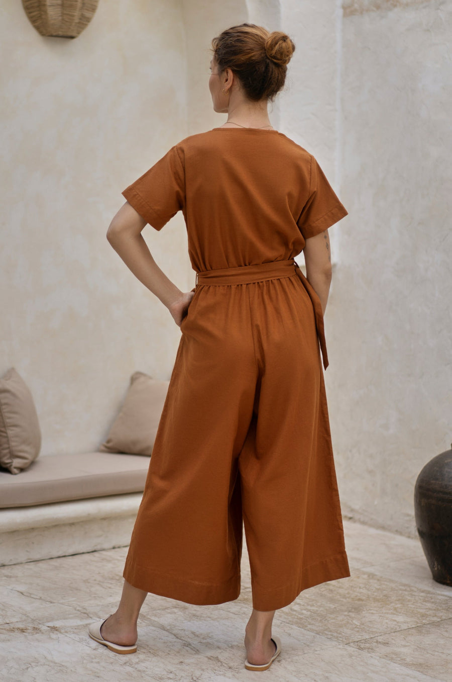 Afragola Linen Jumpsuit