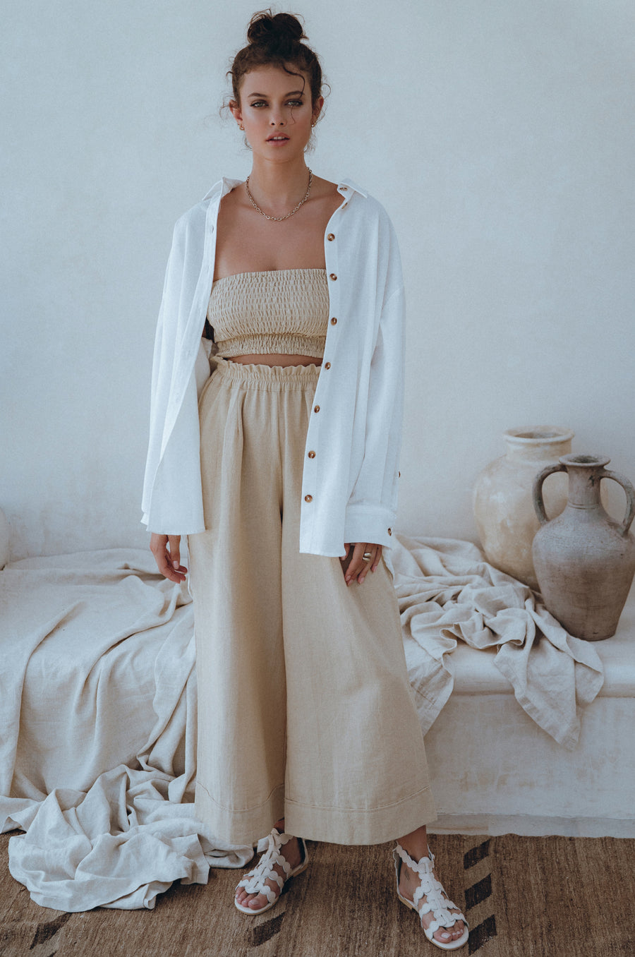 Romania Oversized Linen Shirt