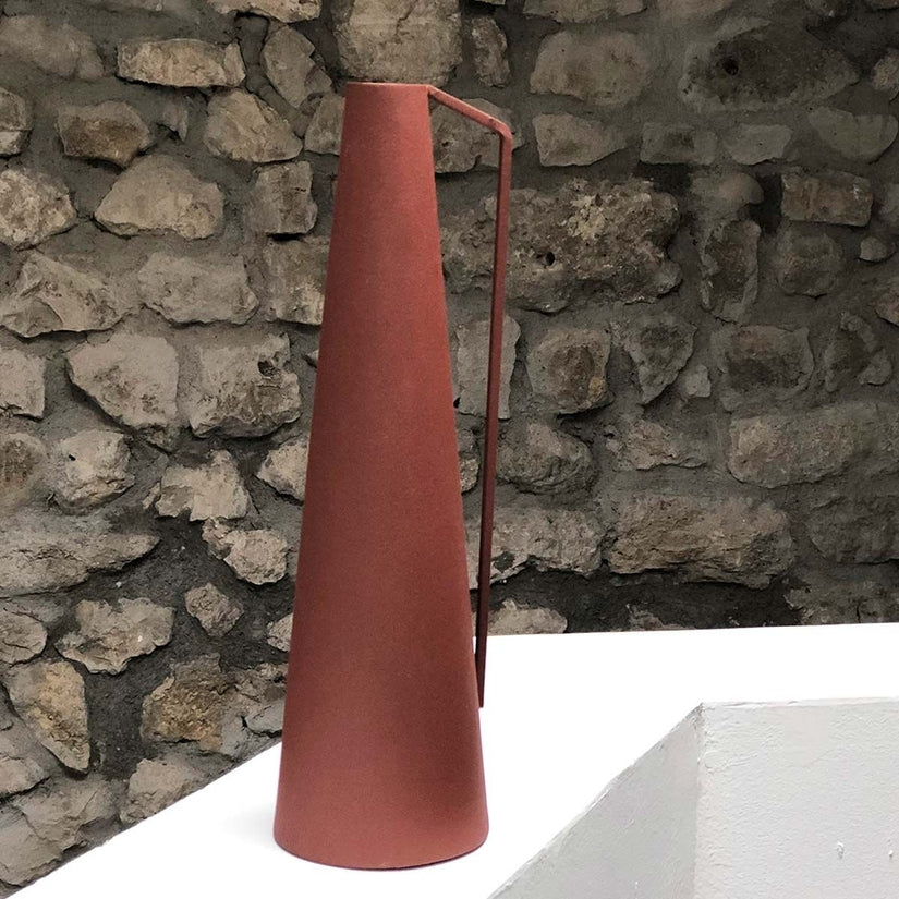 Tapered Terracotta Vase